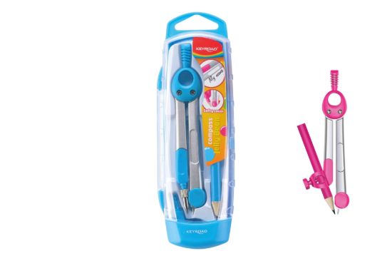 صورة برجل معدن سنون + قلم ، بعلبة بلاستك - كى روود موديل KR971121