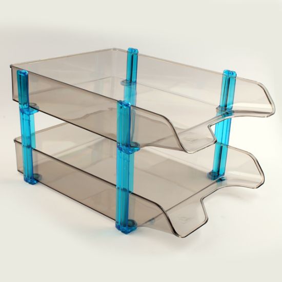 صورة تريه مستندات بلاستيك 2 دور متعدد الألوان – أرك 2092