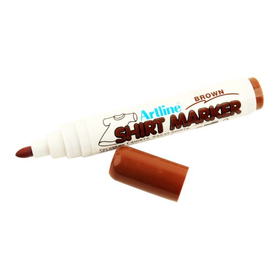 صورة قلم ماركر بُني للتيشرت – آرت لاين EKT-2
