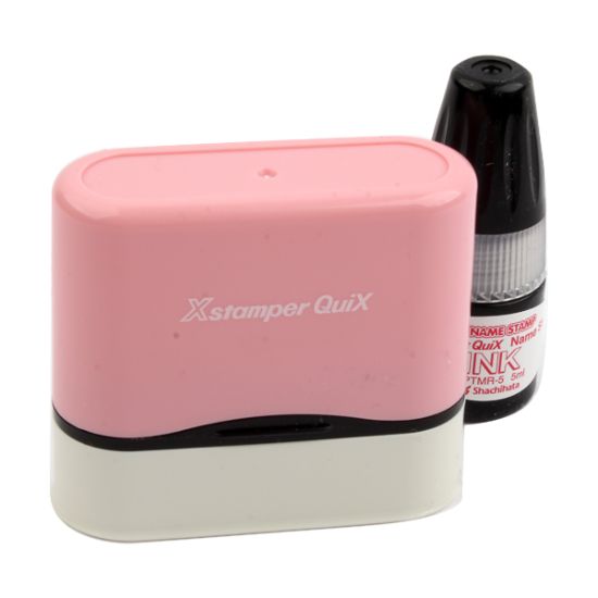 صورة ختم اسم مستطيل 9.5×46 مم بينك – اكس ستامبر QN41Shchihata