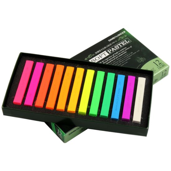 صورة ألوان باستيل فسفوري سوفت 12 لون درجات – سمباليون 01- FSP – 12