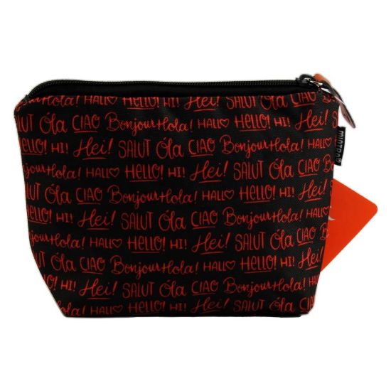 صورة مقلمة متعددة الأغراض 6 × 15 × 21.5 سم أسود مطبوعة warm red hello – مينترا 09478