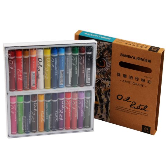 صورة ألوان باستيل اويل 24 لون درجات سمباليون موديل PO - P24 -1