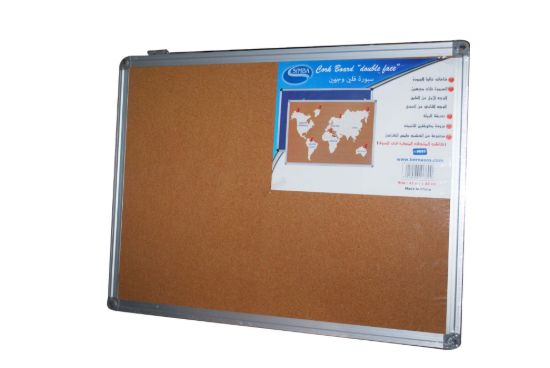 صورة سبورة فلين وجهين (فلين وجوخ) 45 * 60 سم – سيمبا CB6045