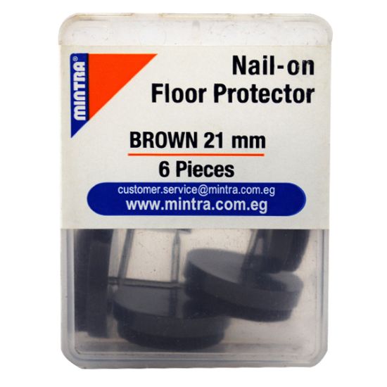 صورة فيلت دائري مسمار لون بني مقاس 2.1 سم منترا موديل 96017