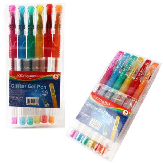 صورة طقم قلم جيل 6 لون جليتر – كي رود KR55748