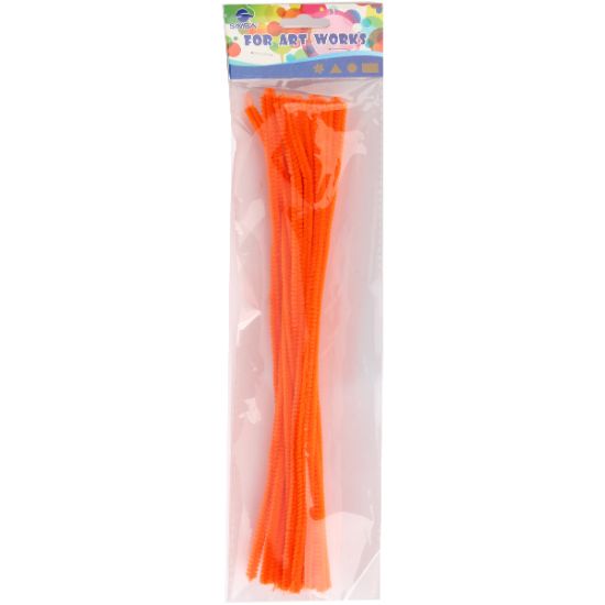 صورة سلك مرن فناكيش قطيفة 20 قطعة برتقالي MT205