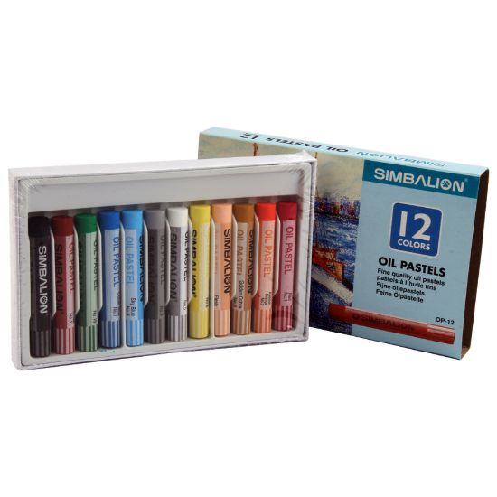 صورة ألوان باستيل أويل 12 لون درجات – سمباليون OP – 12