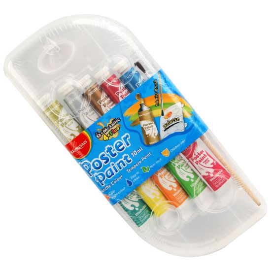 صورة ألوان بوستر أنابيب 10 لون 10 مل كي رود موديل KR972247