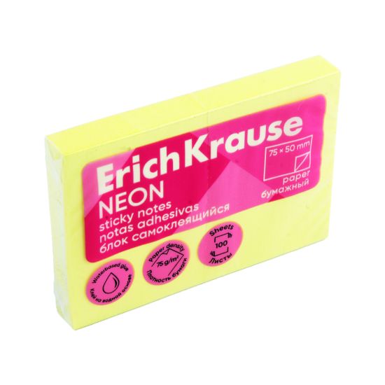 صورة بوست ايت اريك كراوس - اصفر فسفورى 50 × 75 مم 100 ورقة - موديل 61687