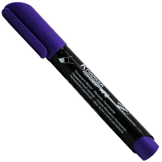 صورة قلم ماركر دائم كورس مشطوف بنفسجى - موديل 20956
